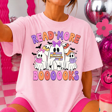 Read More Boooooks DTF Transfer DTF Heat Press Transfer from Sweet Tee Transfers