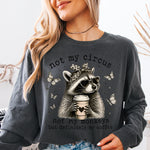 Not My Circus Not My Monkeys but Definitely My Coffee DTF Transfer DTF Heat Press Transfer from Sweet Tee Transfers