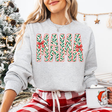 MAMA Christmas Red and Green DTF Transfer DTF Heat Press Transfer from Sweet Tee Transfers