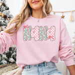 NANA Pink Christmas DTF Transfer DTF Heat Press Transfer from Sweet Tee Transfers