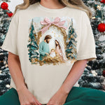 Nativity Scene Brushstroke DTF Transfer DTF Heat Press Transfer from Sweet Tee Transfers