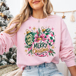 Merry Christmas Ho Ho Ho Ornaments DTF Transfer DTF Heat Press Transfer from Sweet Tee Transfers