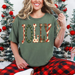 Christmas Jolly Patterned DTF Transfer DTF Heat Press Transfer from Sweet Tee Transfers