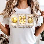 Postage Stamp Grunge Softball DTF Transfer DTF Heat Press Transfer from Sweet Tee Transfers