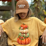 Fall Pumpkin Stacked DTF Transfer DTF Heat Press Transfer from Sweet Tee Transfers