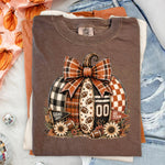 Football Patch Fall Pumpkin DTF Transfer DTF Heat Press Transfer from Sweet Tee Transfers