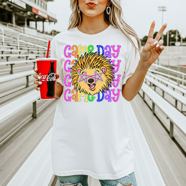 Porcupines School Mascot DTF Transfer – Game Day DTF Heat Press Transfer from Sweet Tee Transfers