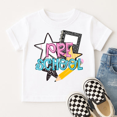 Preschool Girl DTF Transfer DTF Heat Press Transfer from Sweet Tee Transfers