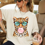 Trendy Glam Leopard Bubblegum DTF Transfer DTF Heat Press Transfer from Sweet Tee Transfers