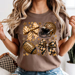 Cheetah Football Collage DTF Transfer DTF Heat Press Transfer from Sweet Tee Transfers