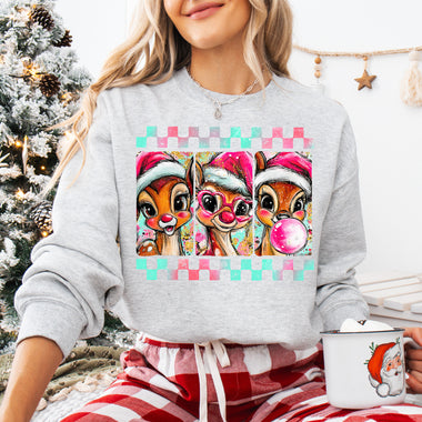 Rudolph Gum Christmas DTF Transfer DTF Heat Press Transfer from Sweet Tee Transfers