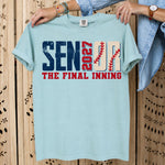 Senior 2027 Baseball the Final Inning DTF Transfer DTF Heat Press Transfer from Sweet Tee Transfers