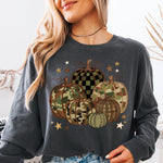 Camo Pumpkins DTF Transfer DTF Heat Press Transfer from Sweet Tee Transfers