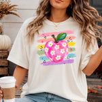 Teacher Daisy Apple DTF Transfer DTF Heat Press Transfer from Sweet Tee Transfers