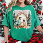 Nativity Scene Brushstroke DTF Transfer DTF Heat Press Transfer from Sweet Tee Transfers