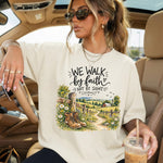 Walk by Faith Not by Sight 2 Corinthians 5:7 DTF Transfer DTF Heat Press Transfer from Sweet Tee Transfers