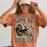 Game Day Social Club Checkered DTF Transfer DTF Heat Press Transfer from Sweet Tee Transfers