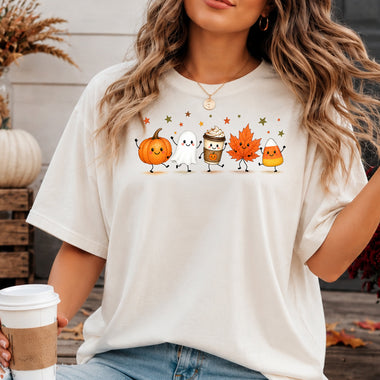 Pumpkin Ghost Candy Corn DTF Transfer DTF Heat Press Transfer from Sweet Tee Transfers
