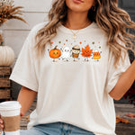 Pumpkin Ghost Candy Corn DTF Transfer DTF Heat Press Transfer from Sweet Tee Transfers