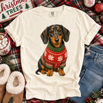 Christmas Dog Dachshund DTF Transfer DTF Heat Press Transfer from Sweet Tee Transfers