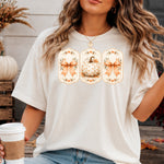 Bow and Pumpkin Panels with Dots DTF Transfer DTF Heat Press Transfer from Sweet Tee Transfers