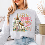 Be the Church Where Love Serves DTF Transfer DTF Heat Press Transfer from Sweet Tee Transfers