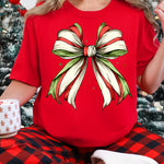 Christmas Bow DTF Transfer DTF Heat Press Transfer from Sweet Tee Transfers