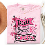 Tackle Breast Cancer Flags DTF Transfer DTF Heat Press Transfer from Sweet Tee Transfers