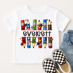 Custom Super Heroes Pencils DTF Transfer DTF Heat Press Transfer from Sweet Tee Transfers