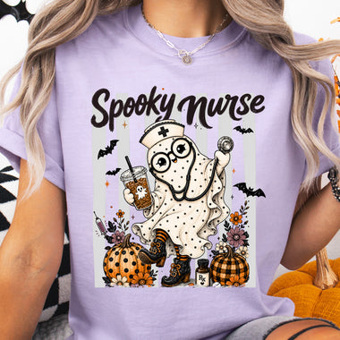 Spooky Nurse DTF Transfer DTF Heat Press Transfer from Sweet Tee Transfers