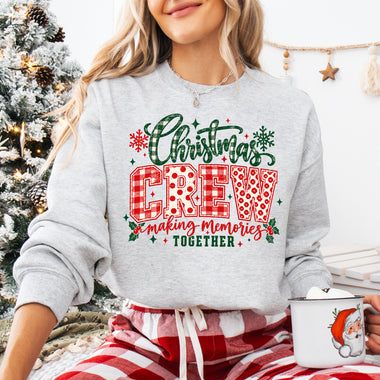 Christmas Crew Making Memories Together DTF Transfer DTF Heat Press Transfer from Sweet Tee Transfers