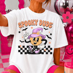 Spooky Dude Checkered DTF Transfer DTF Heat Press Transfer from Sweet Tee Transfers