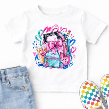 Preppy School Supplies DTF Transfer DTF Heat Press Transfer from Sweet Tee Transfers