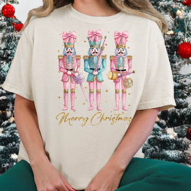 Merry Christmas Nutcracker DTF Transfer DTF Heat Press Transfer from Sweet Tee Transfers