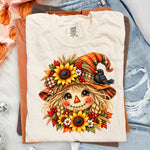 Scarecrow Sunflower DTF Transfer DTF Heat Press Transfer from Sweet Tee Transfers