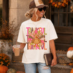 Preppy Turkey Thankful DTF Transfer DTF Heat Press Transfer from Sweet Tee Transfers