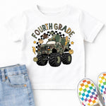Camo Truck Fourth Grade DTF Transfer DTF Heat Press Transfer from Sweet Tee Transfers