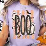 Boo Halloween Striped 2 DTF Transfer DTF Heat Press Transfer from Sweet Tee Transfers