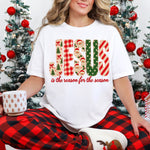 Jesus Is the Reason for the Season Retro DTF Transfer DTF Heat Press Transfer from Sweet Tee Transfers