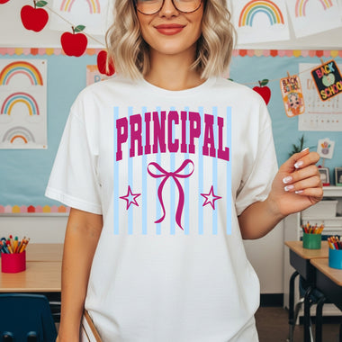 Preppy Principal DTF Transfer DTF Heat Press Transfer from Sweet Tee Transfers