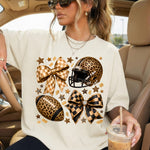 Cheetah Football Collage DTF Transfer DTF Heat Press Transfer from Sweet Tee Transfers