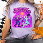 Ghouls Just Wanna Have Fun Dance DTF Transfer DTF Heat Press Transfer from Sweet Tee Transfers