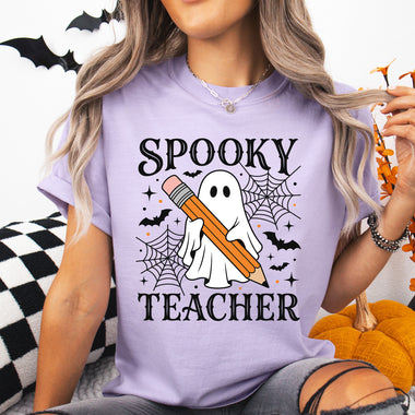 Spooky Teacher DTF Transfer DTF Heat Press Transfer from Sweet Tee Transfers