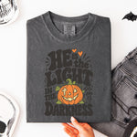 He Is the Light in the Darkness Pumpkin John 1:5 DTF Transfer DTF Heat Press Transfer from Sweet Tee Transfers