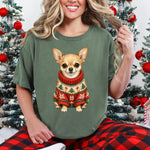 Christmas Dog Chihuahua DTF Transfer DTF Heat Press Transfer from Sweet Tee Transfers