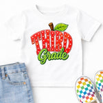 Apple Third Grade DTF Transfer DTF Heat Press Transfer from Sweet Tee Transfers