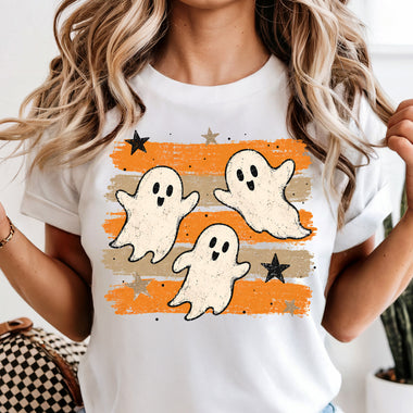 Retro Brushstroke Ghost DTF Transfer DTF Heat Press Transfer from Sweet Tee Transfers