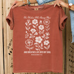 He Makes All Things New Floral DTF Transfer DTF Heat Press Transfer from Sweet Tee Transfers