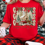 Christmas Begins with Christ Faux Yarn DTF Transfer DTF Heat Press Transfer from Sweet Tee Transfers