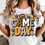 Game Day Checkered Football DTF Transfer DTF Heat Press Transfer from Sweet Tee Transfers